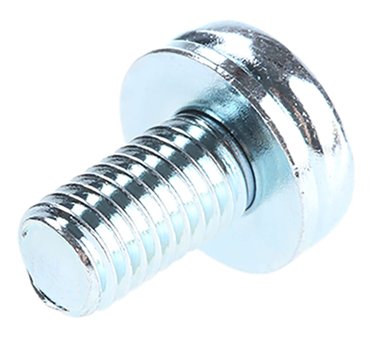 279-234 RS PRO x 16 mm Bright Zinc Steel Pan Head Sems Screw, Spring Washer