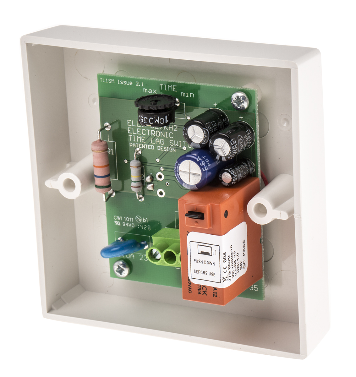 279-8620 CP Electronics White, 2 Way Touch Activated, 1 Gang