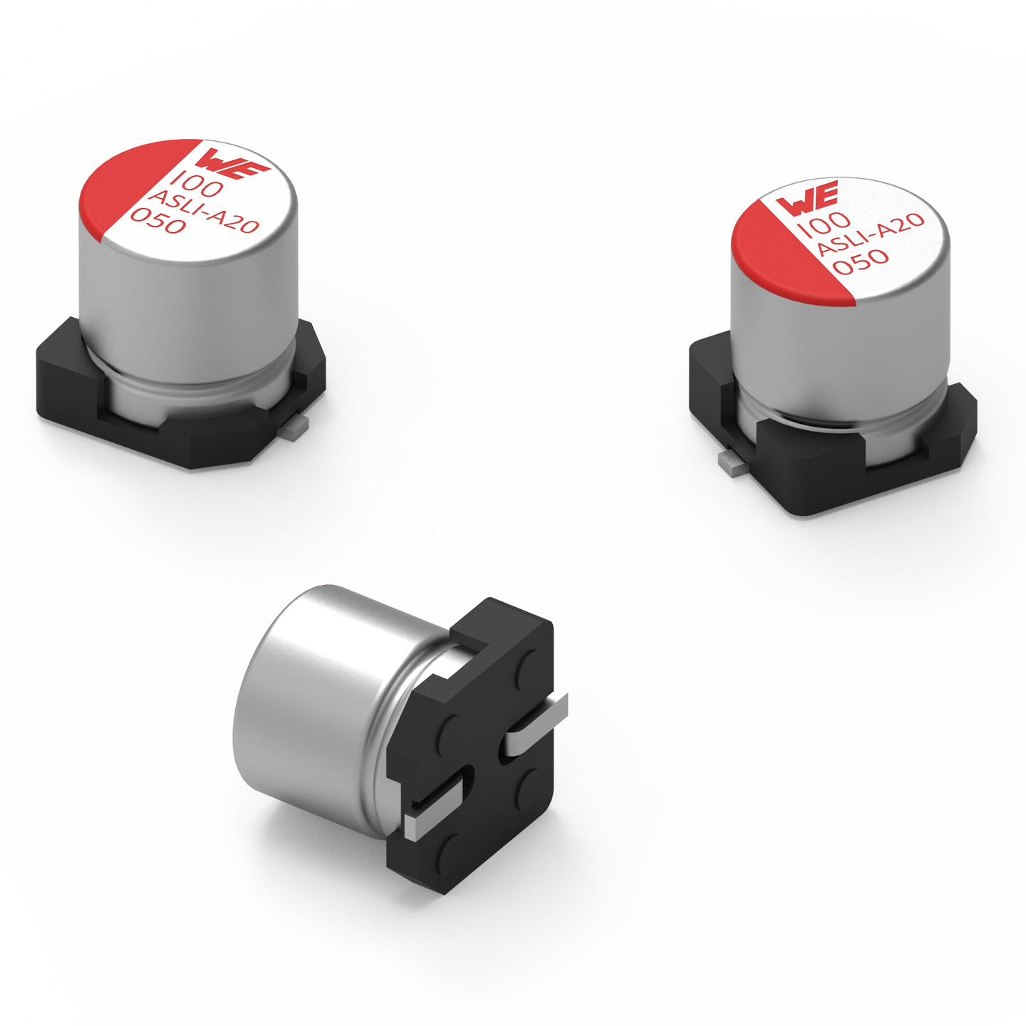 Wurth Elektronik 4.7μF Surface Mount Aluminium Polymer Capacitor, 80V dc