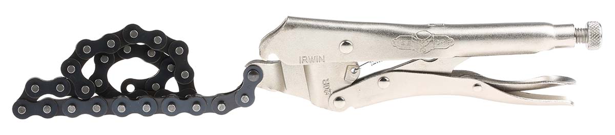 Irwin Chain Wrench, 225 mm Jaw Capacity, Metal Handle