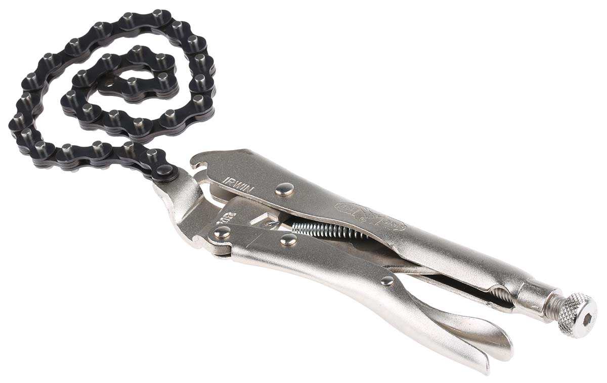 27zr Irwin Chain Wrench, 225 mm Jaw Capacity, Metal Handle