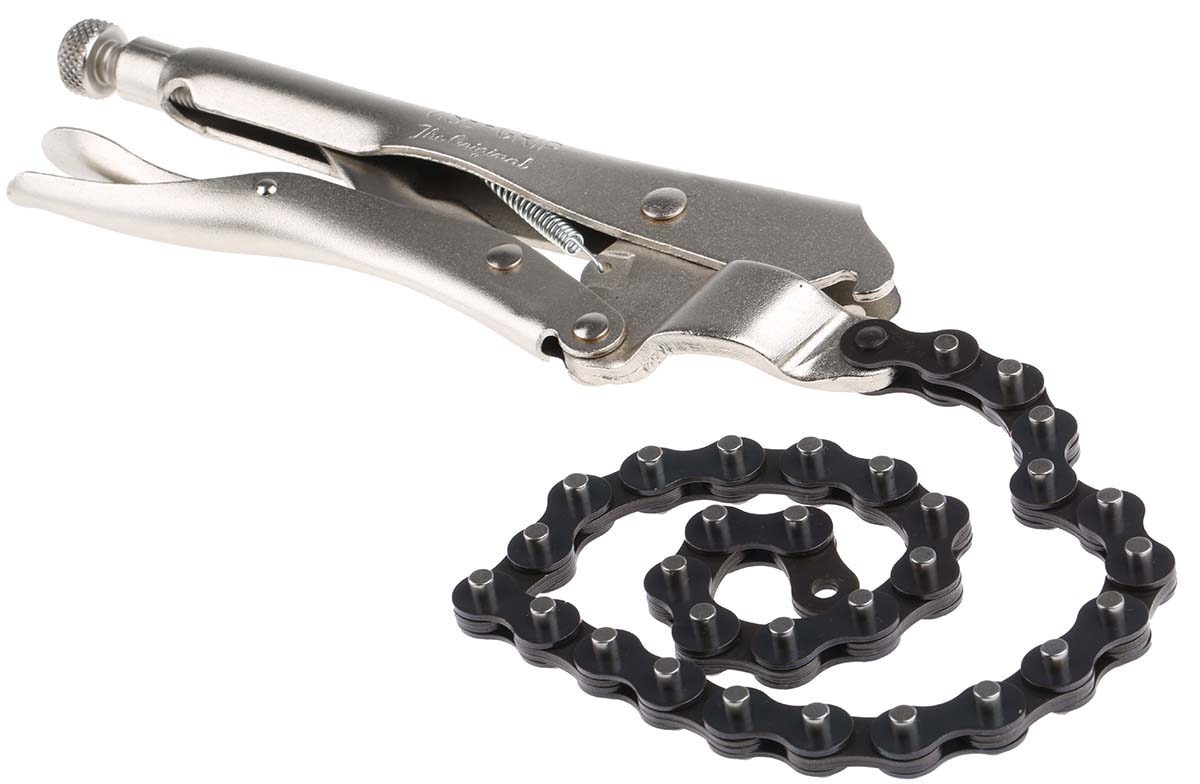 27zr Irwin Chain Wrench, 225 mm Jaw Capacity, Metal Handle