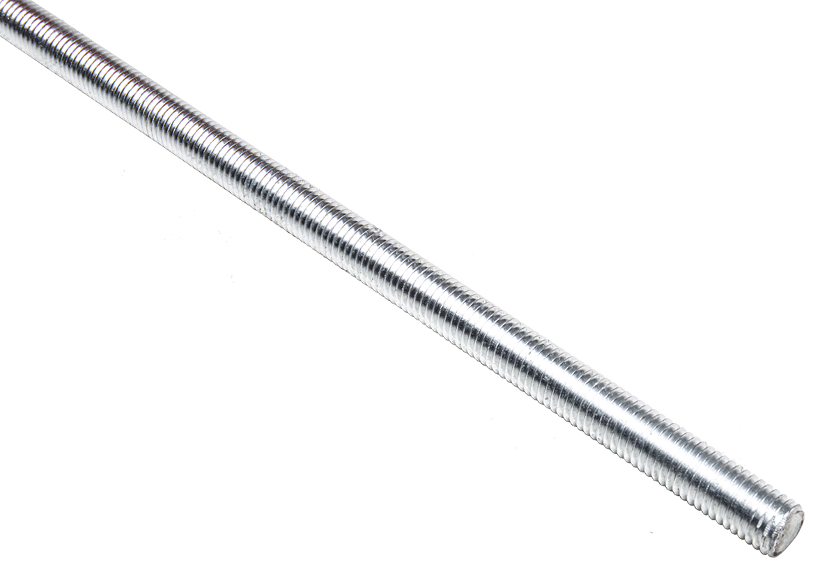 280-379 RS PRO Plain Stainless Steel Threaded Rod, M4, 1 m