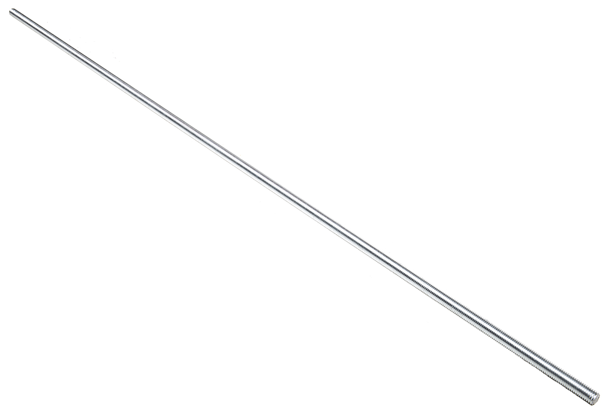 RS PRO Plain Stainless Steel Threaded Rod, M5, 1 m