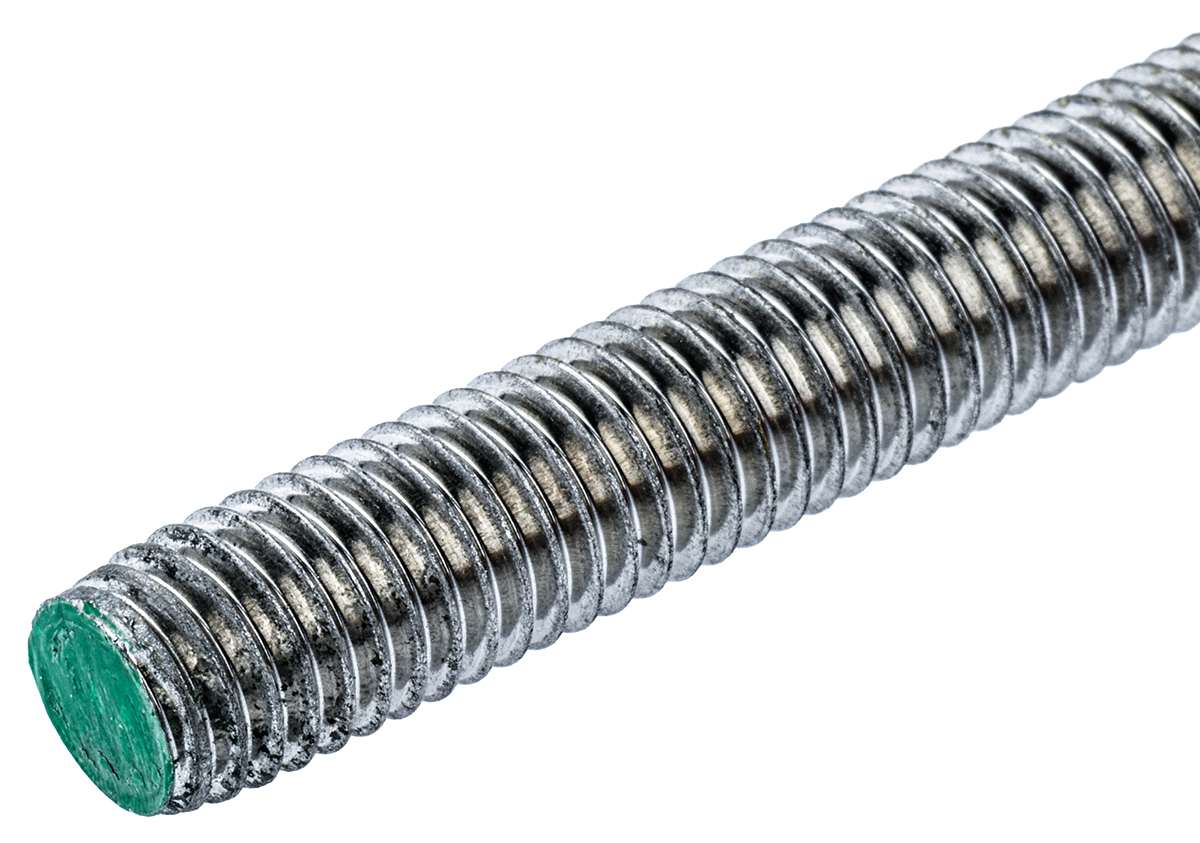RS PRO Plain Stainless Steel Threaded Rod, M8, 1 m