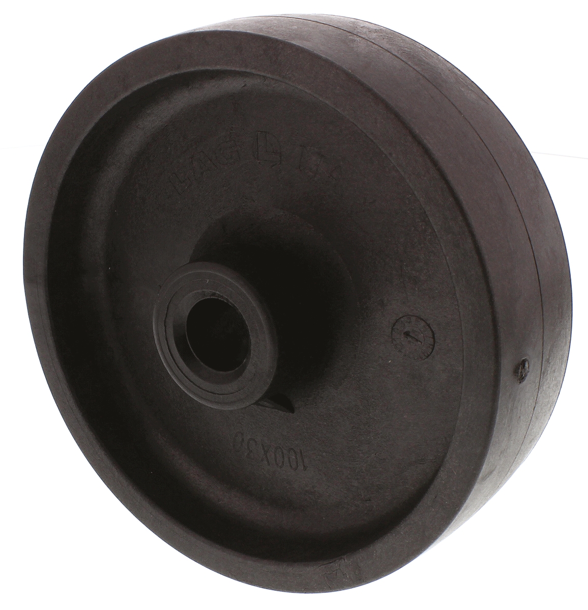 28006 LAG Black Thermoplastic Trolley Wheel, 200 kg