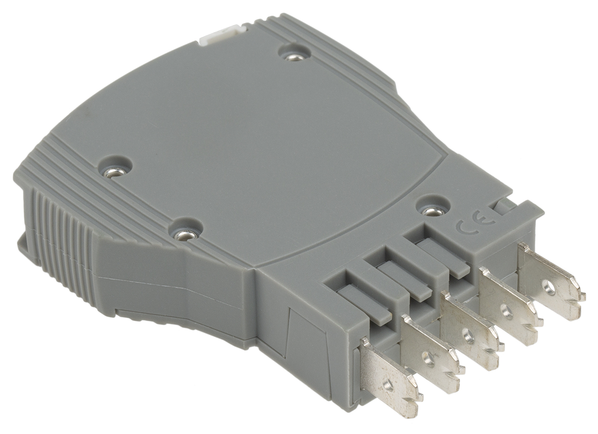 2800852 Phoenix Contact TRABTECH TRABTECH Thermal Circuit Breaker - 1-Pole, Base, 6A Current Rating, 277V ac, 50 V dc