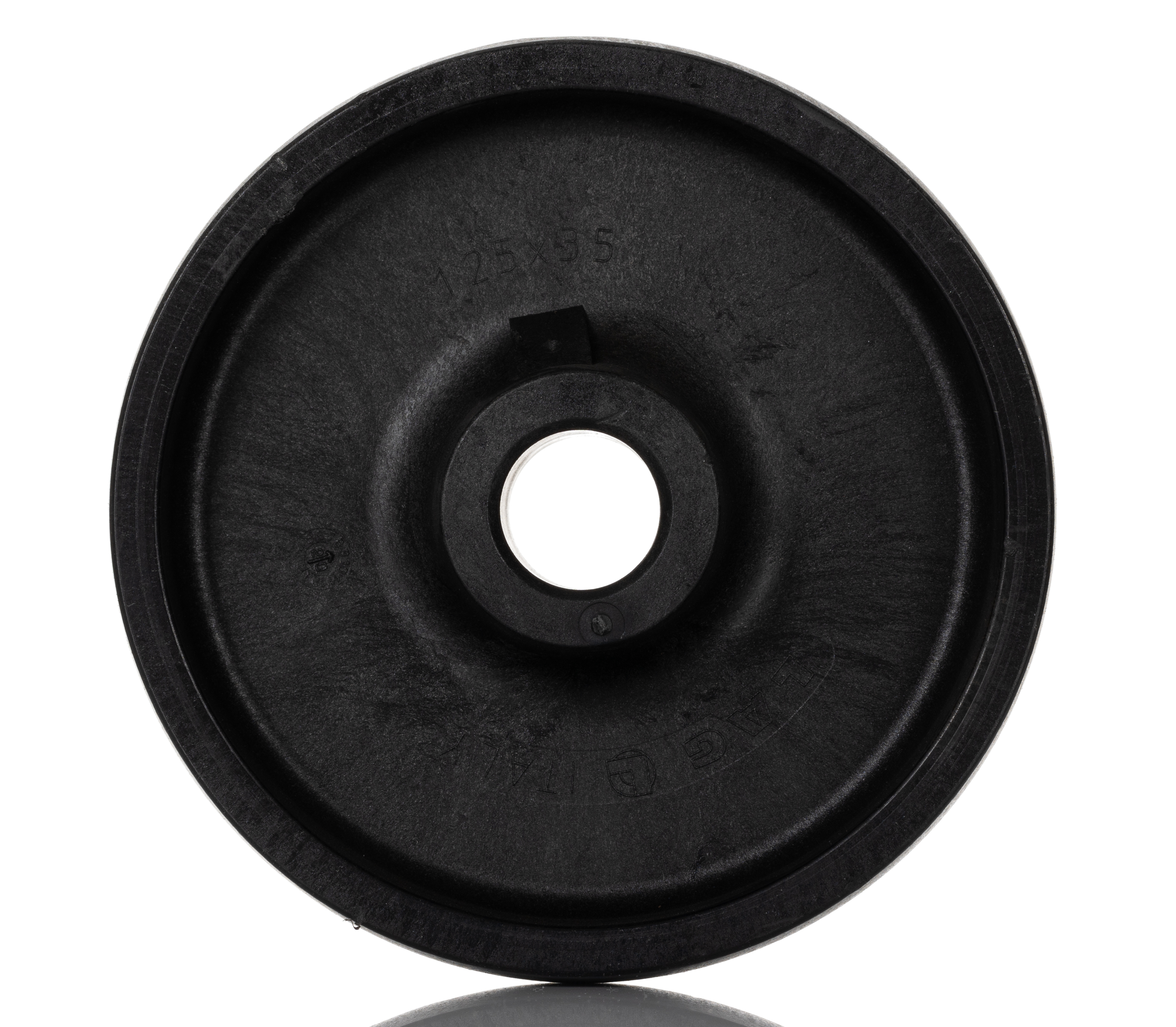 28010 LAG Black Thermoplastic Trolley Wheel, 250 kg