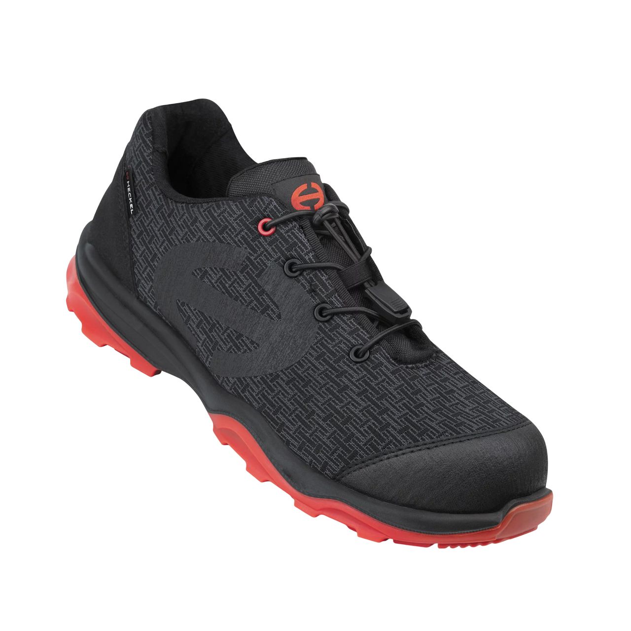 Heckel 67073 Unisex Black, Red Non Metallic Toe Capped Safety Trainers, UK 6, EU 39