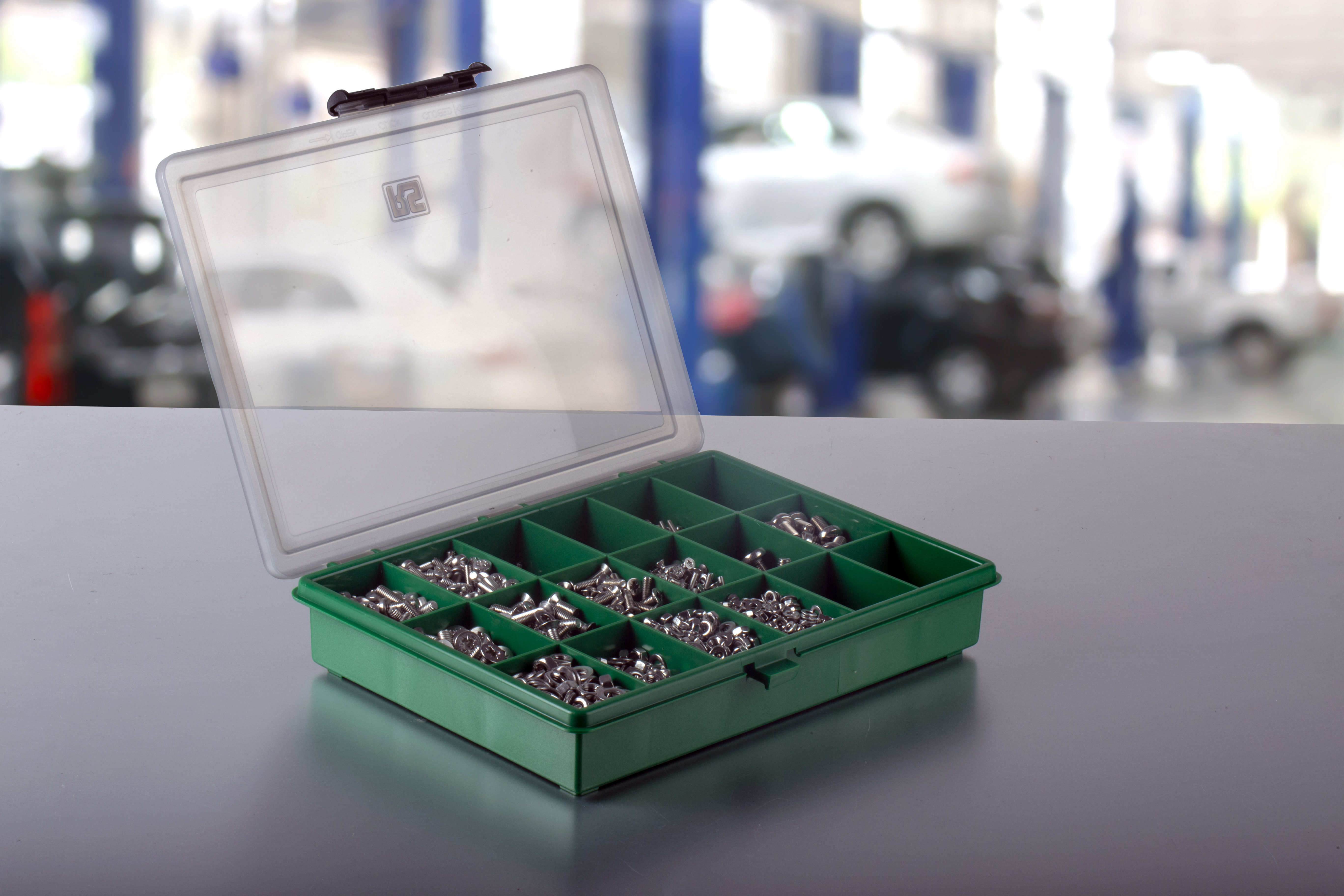 281-984 RS PRO Stainless Steel 3168 Piece Pozidriv Drive Machine Screw Drive Screw/Bolt Kit