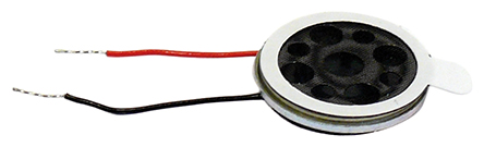 Visaton 50 Ω 0.5 W Miniature Speaker 16 mm Dia., 24 mm Lead Length 3.5 mm