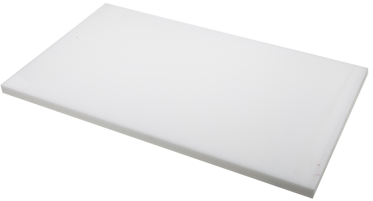 282-2228 RS PRO White Polyoxymethylene Plastic Sheet, 500 mm x 300mm x 16 mm