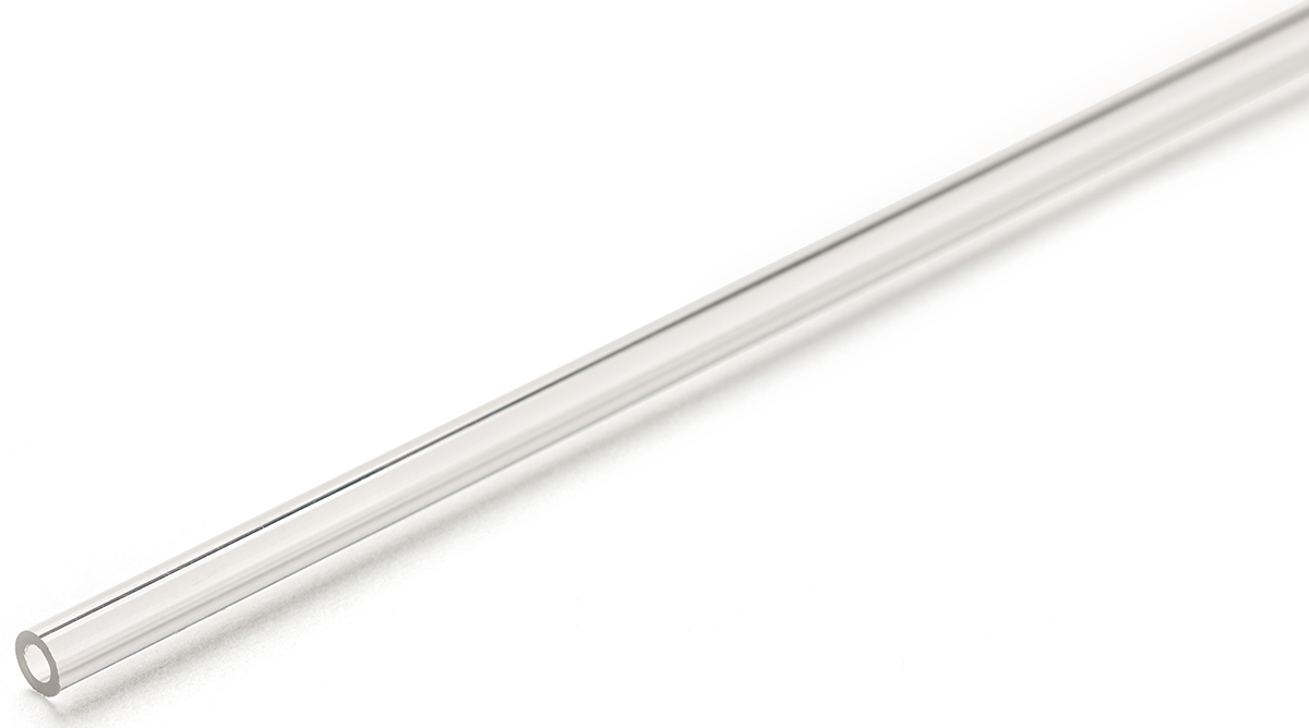 RS PRO Clear Acrylic Round Acrylic Tube, 1 m x 50 mm OD x 40 mm ID