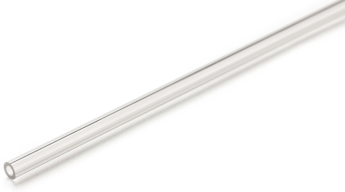 RS PRO Clear Acrylic Round Acrylic Tube, 1 m x 25 mm OD x 19 mm ID