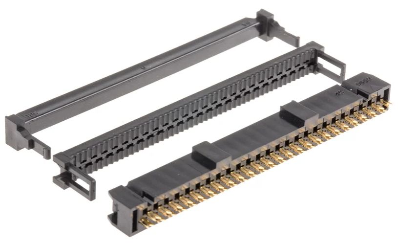 Hirose 50-Way IDC Connector Socket for Cable Mount, 2-Row