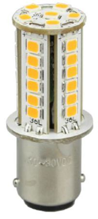 Pfannenberg BR50 BA15D LED Bulbs, Red, Circular shape