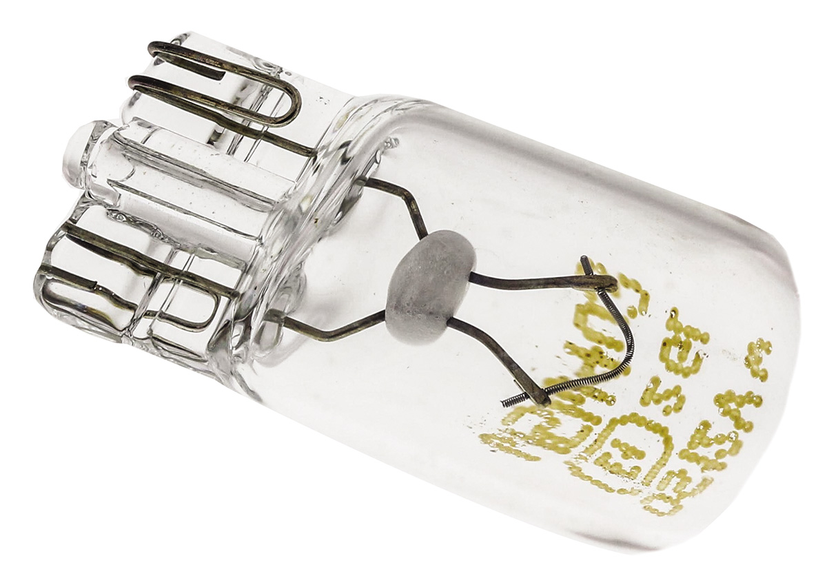 Osram W2.1x9.5d Automotive Incandescent Lamp, Clear, 12V, 1000 h