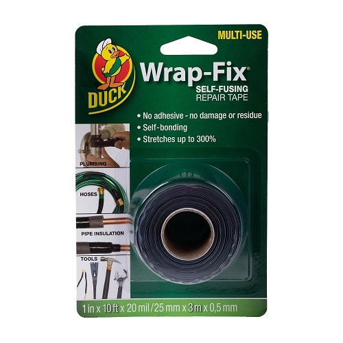 DUCK TAPE 283037 Black Self-Amalgamating Tape 25mm x 3 m