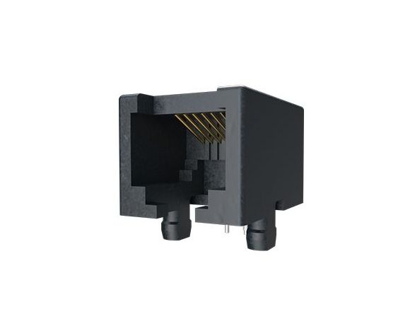Amphenol Communications Solutions 54601 Series Female RJ45 Connector, Through Hole, Cat3 2 x 4 Port 8 -Way