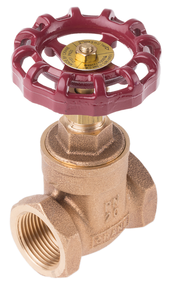 284-2553 RS PRO Gate Valve 3/4 in, 3/4 in