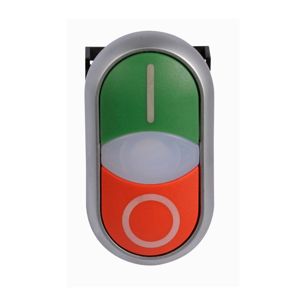 Eaton M22 Series Illuminated Illuminated Push Button, Momentary, Screw, 22.5 mm Cutout, White LED, IP66