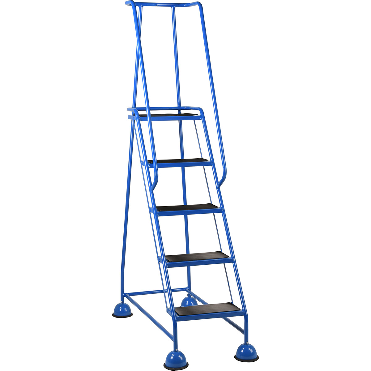 RS PRO Steel 5 steps Step Ladder, 1.27m platform height, 3.02 m open length