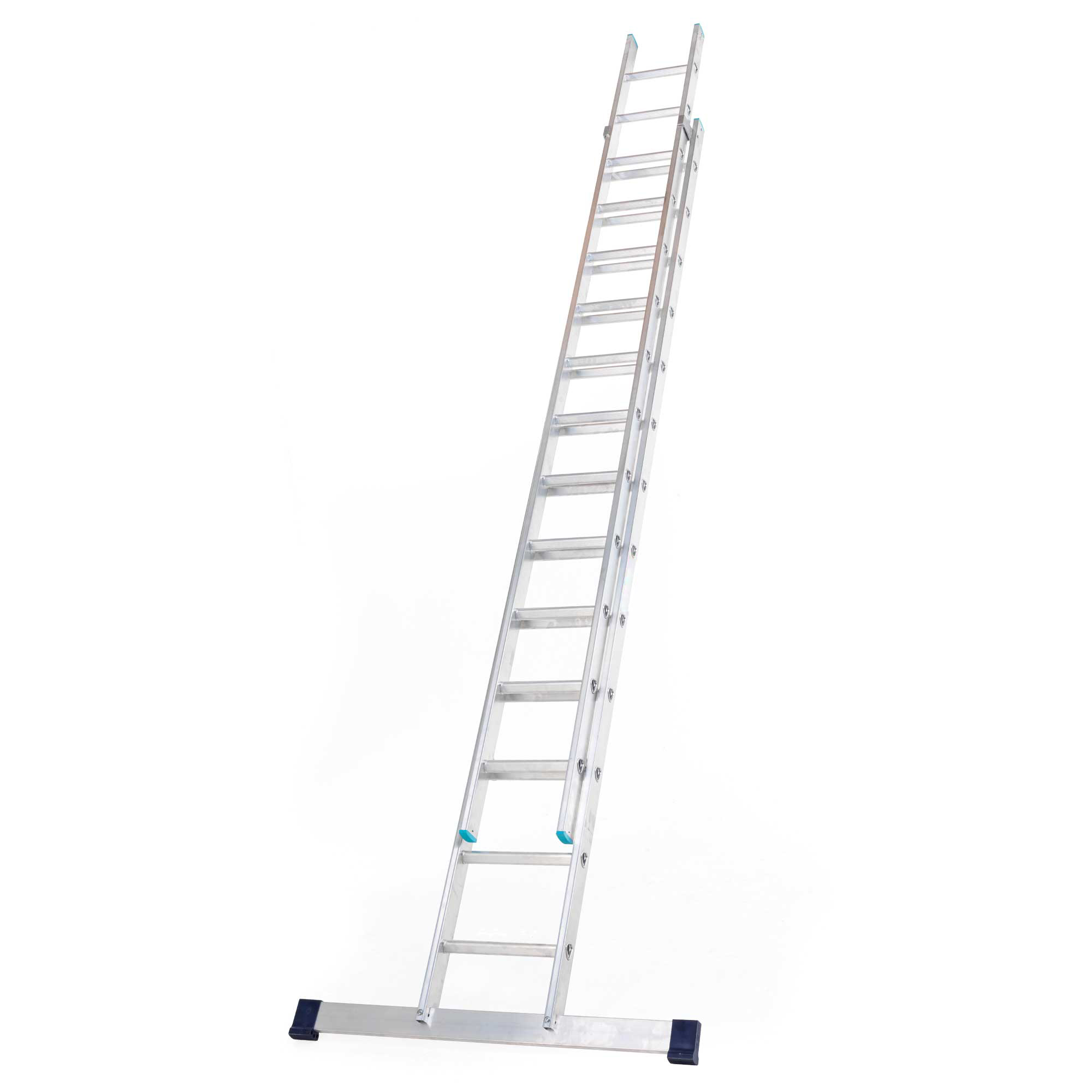 RS PRO 2 Sections Aluminium Extension Ladder, 6000 mm