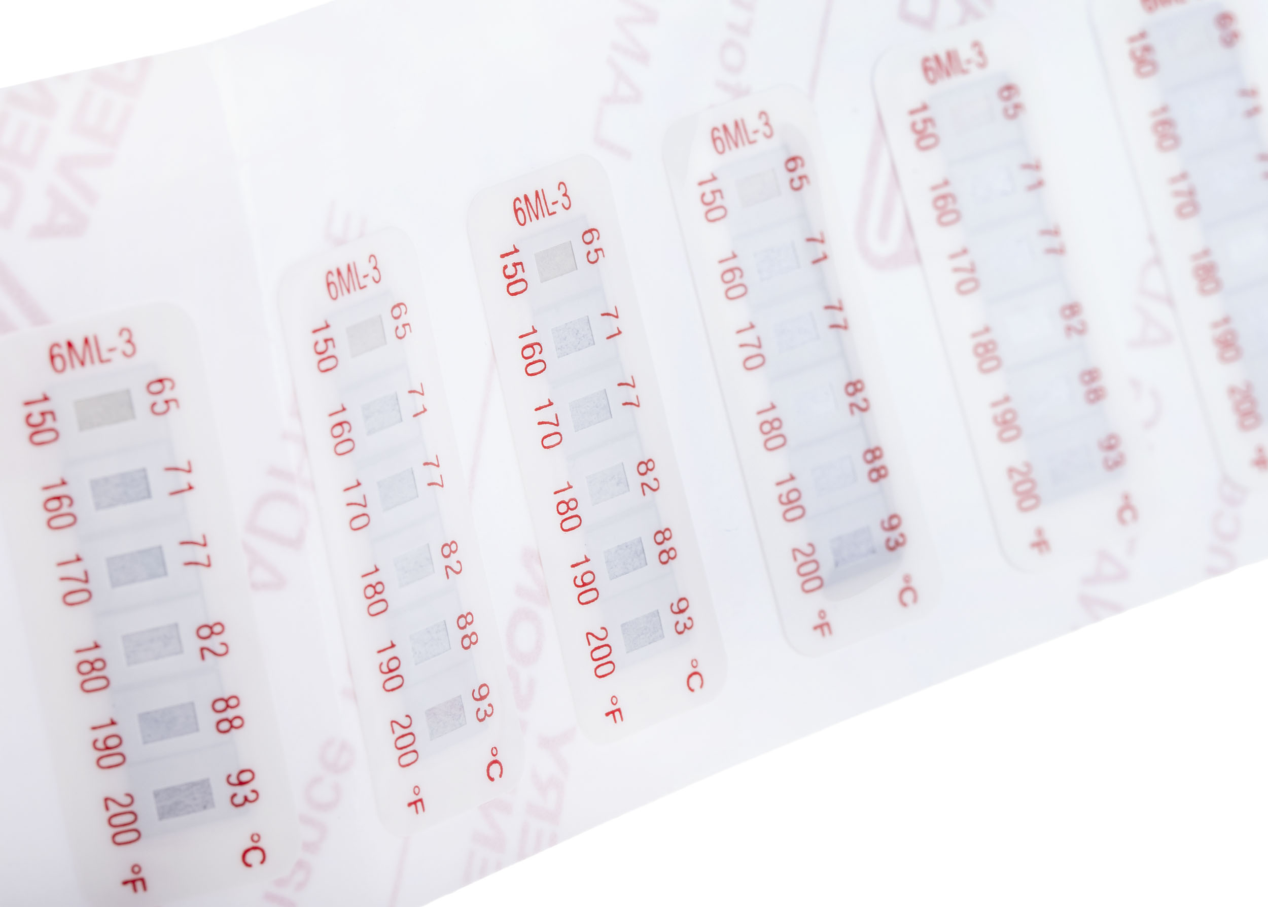 285-936 RS PRO Temperature Sensitive Label 65 °C to 93 °C 6 Levels