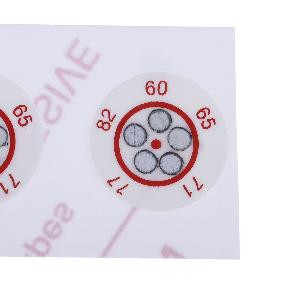 RS PRO Temperature Sensitive Label 60 °C to 82 °C 5 Levels