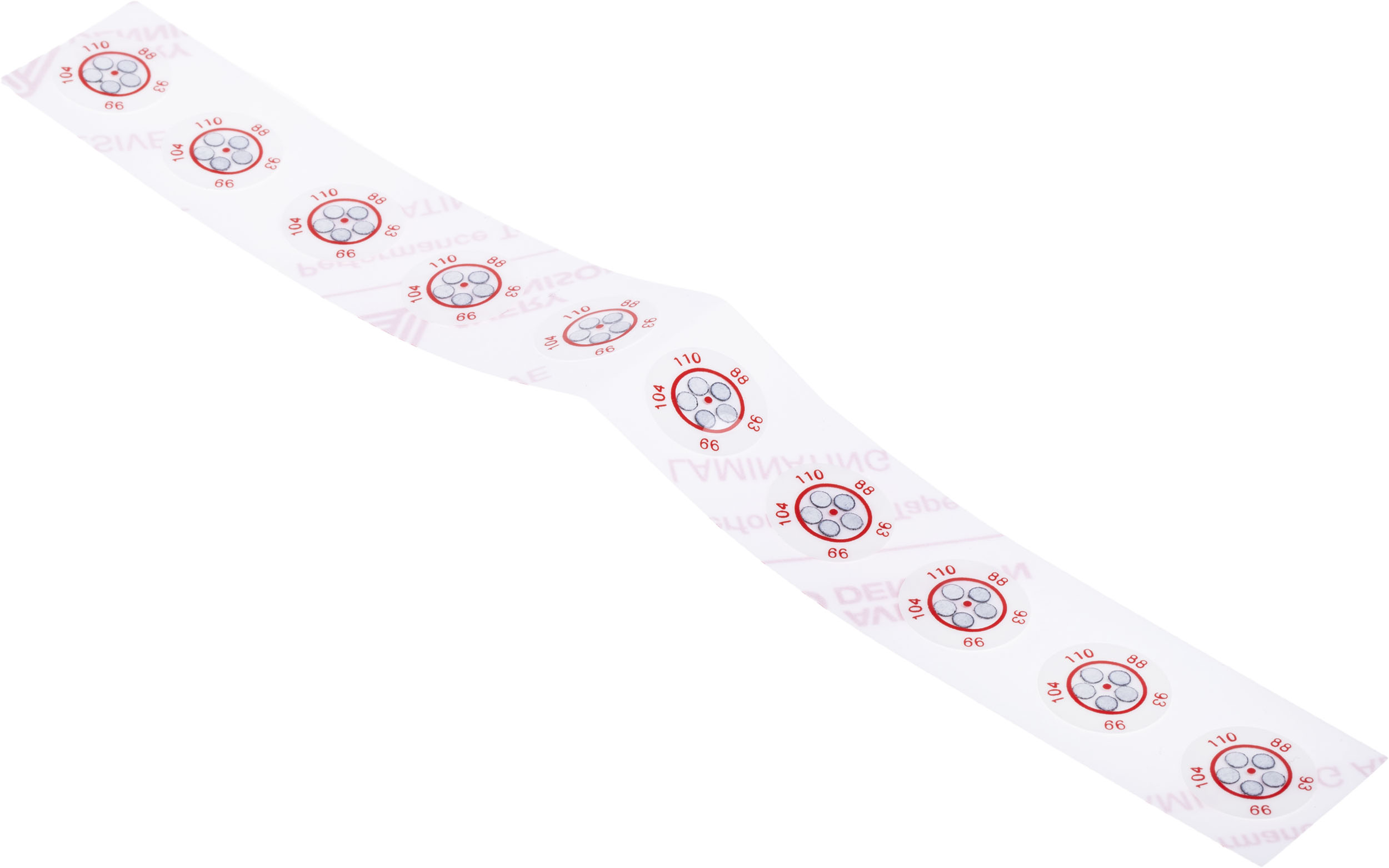 285-986 RS PRO Temperature Sensitive Label 88 °C to 110 °C 5 Levels