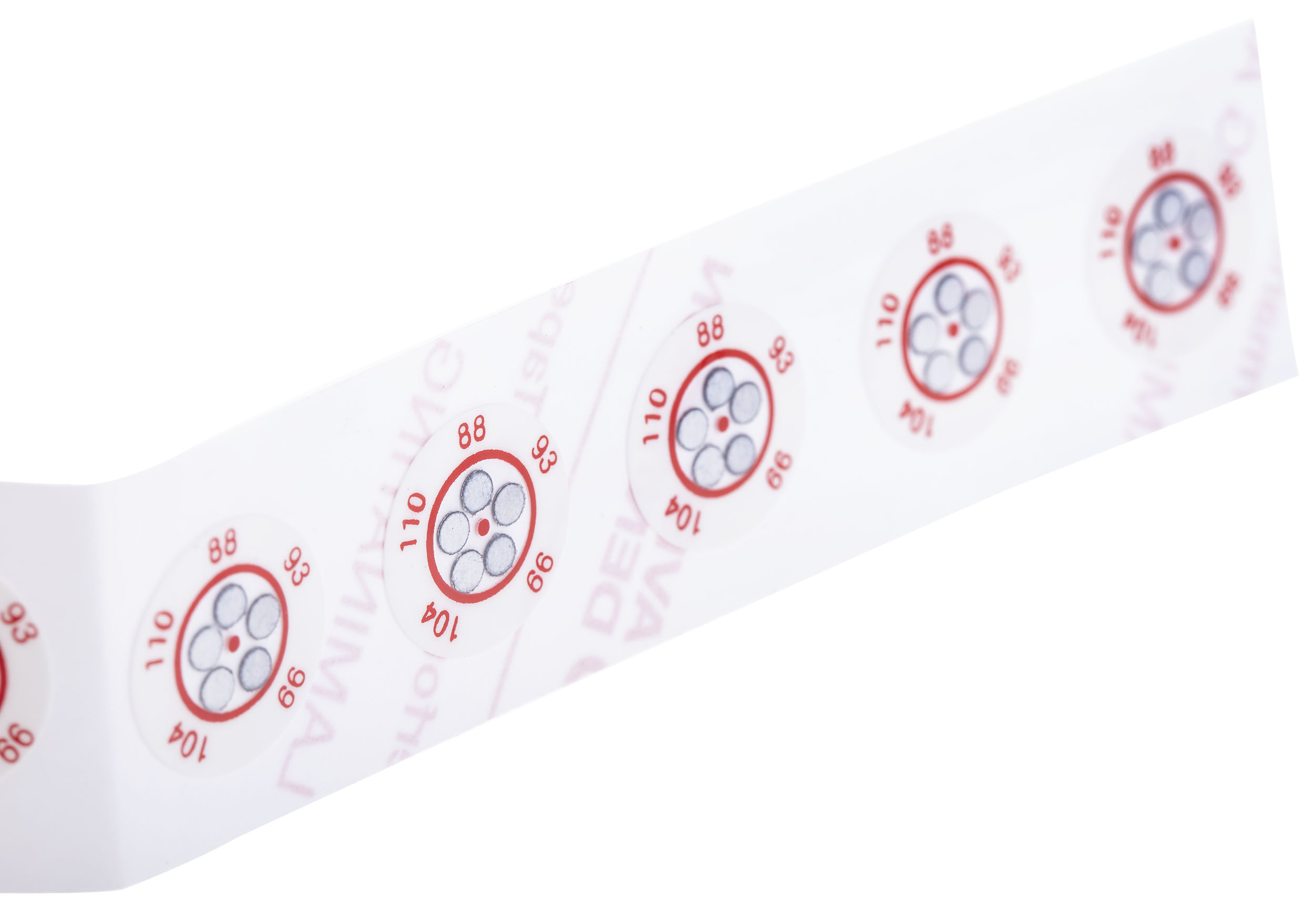 285-986 RS PRO Temperature Sensitive Label 88 °C to 110 °C 5 Levels