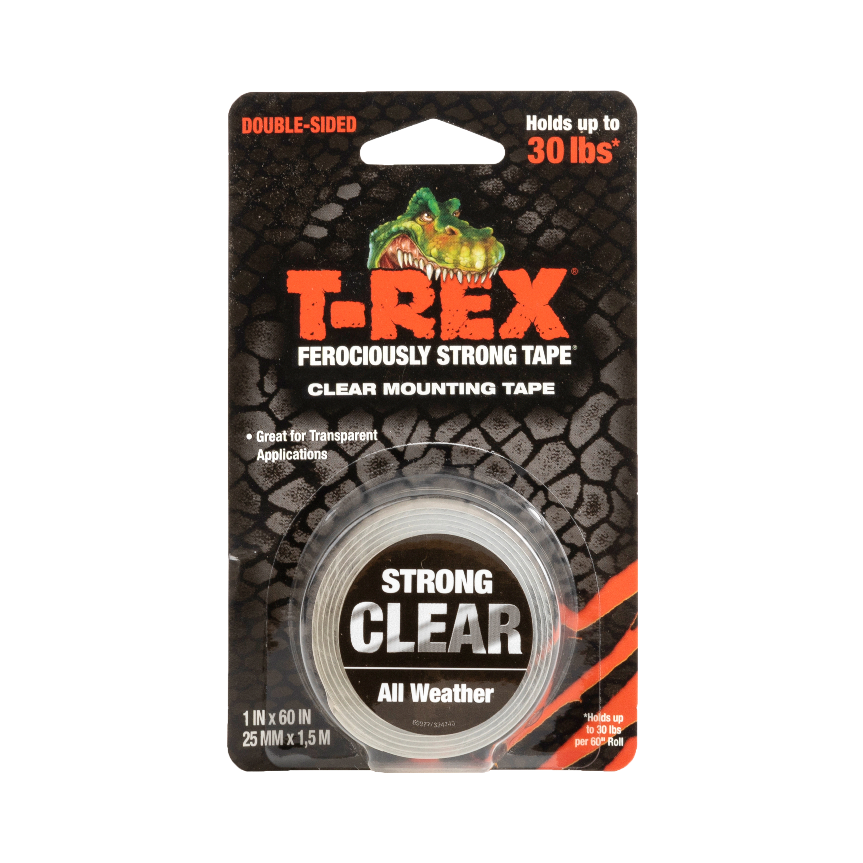 T-REX 285664 Clear T-REX Office Tape 25mm  x  1.5 m