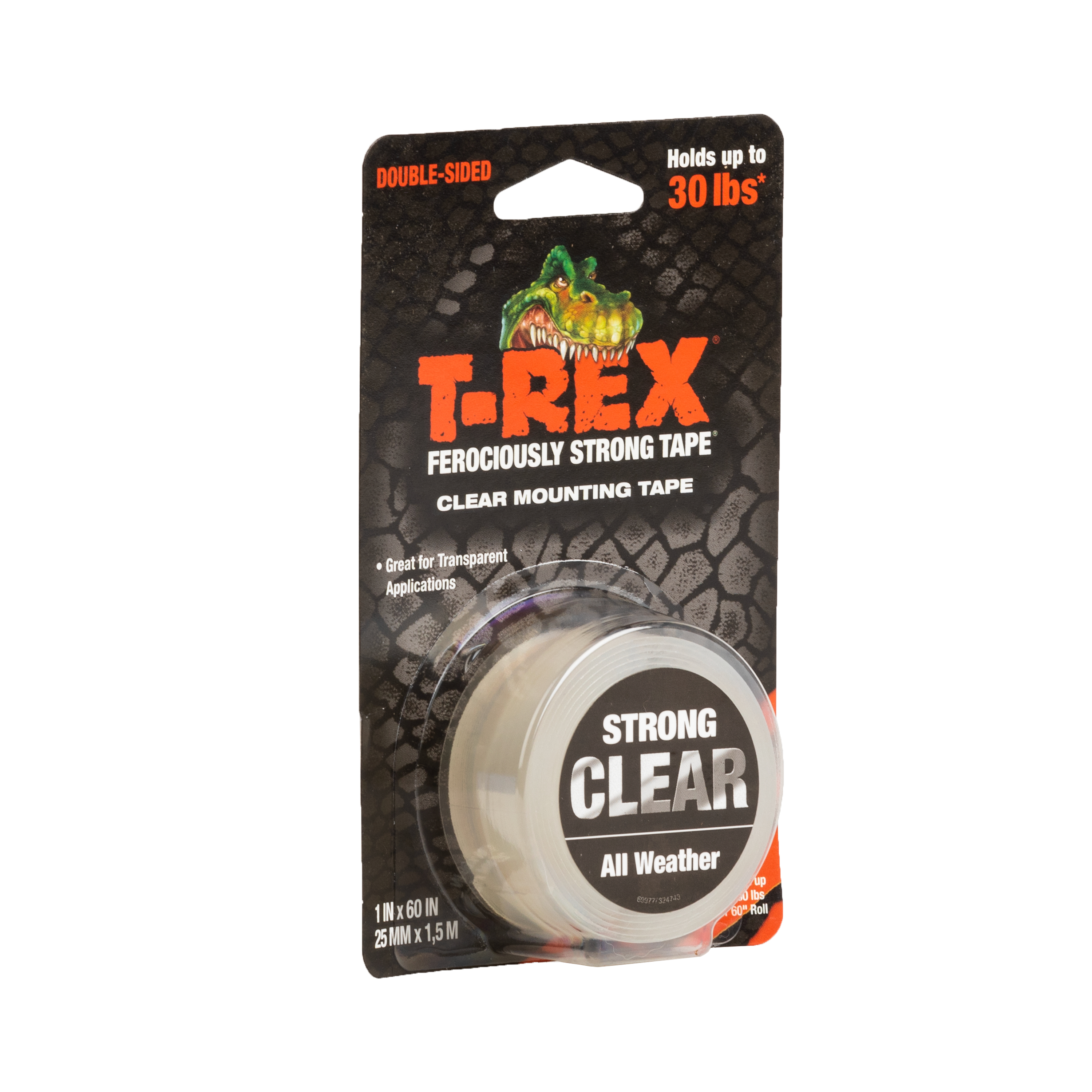 285664 T-REX  Clear T-REX Office Tape 25mm  x  1.5 m