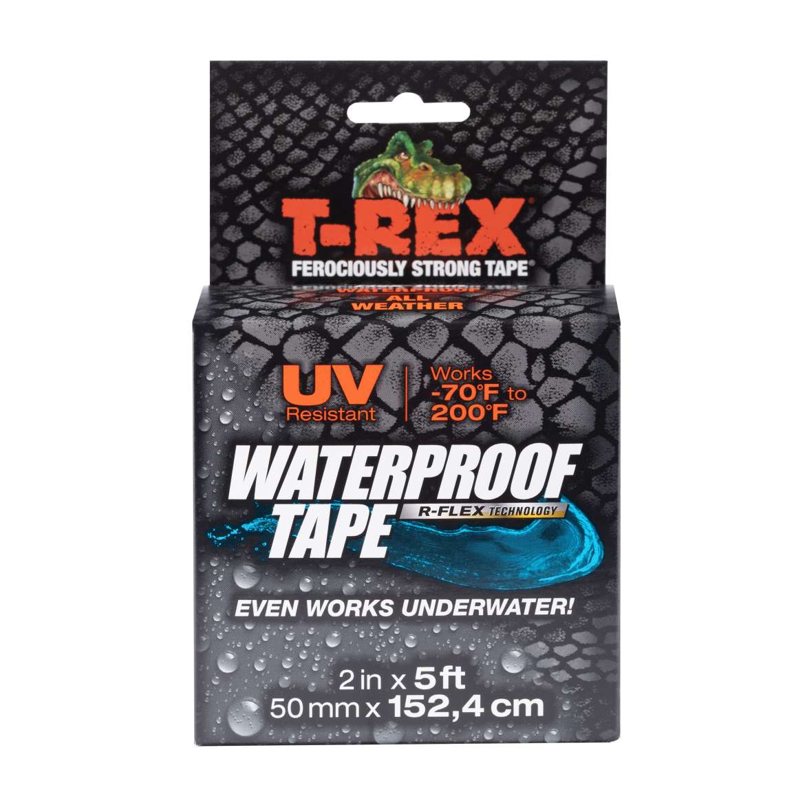 T-REX 285988 Black Self-Amalgamating Tape 48mm x 1.52 m