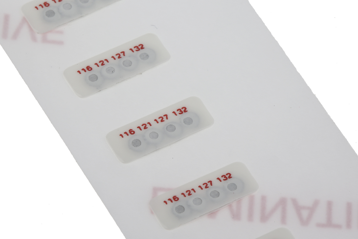 286-125 RS PRO Temperature Sensitive Label 116 °C to 132 °C 4 Levels
