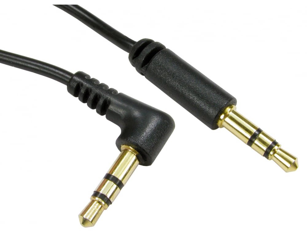 RS PRO Male 3.5 mm Stereo Jack, 3.5 mm Stereo Jack to Male 3.5 mm Stereo Jack Auxiliary Cable, Black, 10 m