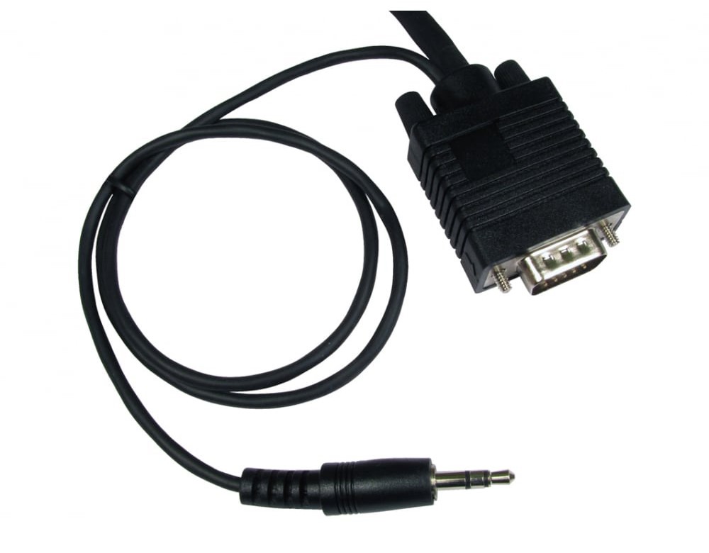 286-3277 RS PRO Male SVGA to Male SVGA Cable, 7 m Black