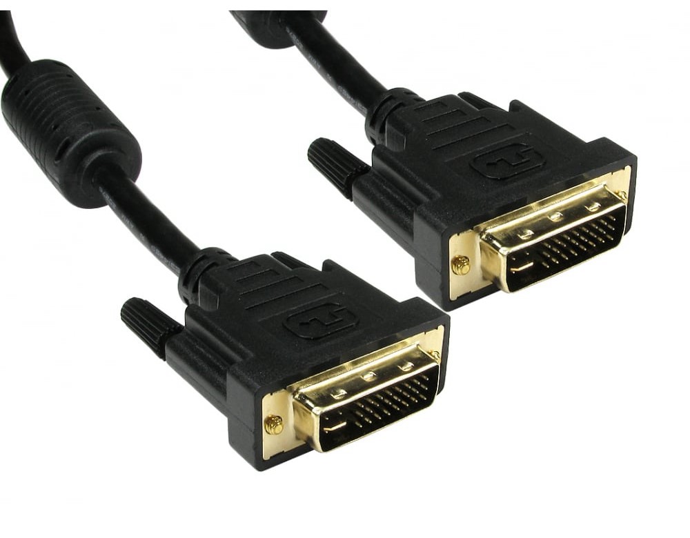 RS PRO, Male DVI-I to Male DVI-I Cable, 3 m Black sheath Polyvinyl Chloride, Polyvinyl Chloride