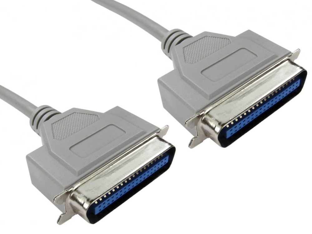RS PRO Male Centronic to Male C36 Parallel Cable, 2 m, Grey Sheath