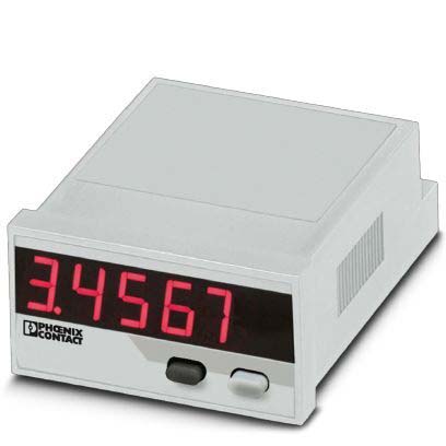 Phoenix Contact MCR-SL-D-U-I LED Digital Panel Multifunction Meter for Signal,  24 mm  x 48 mm