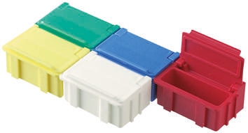 Licefa Red ABS Compartment Box, 21 mm x 42mm x 29 mm