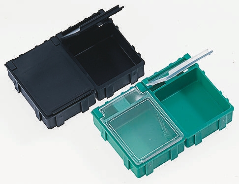 Licefa Yellow ABS Compartment Box, 21 mm x 42mm x 29 mm