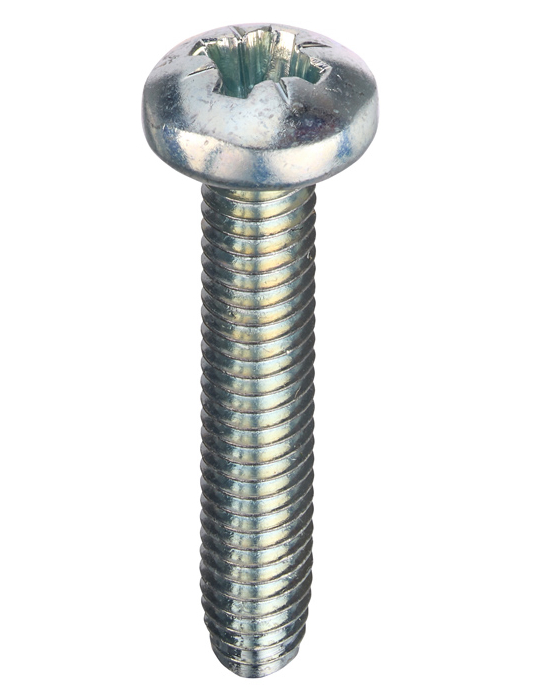 RS PRO Bright Zinc Steel Self-Drilling Screw 3 mm 8 mm