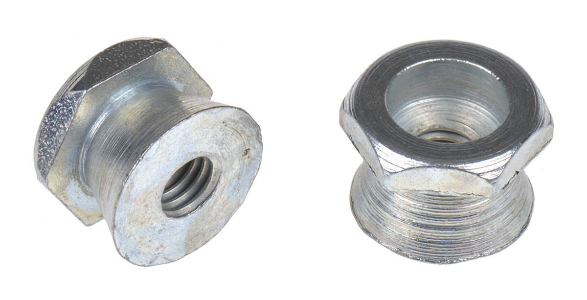 RS PRO 6 to 15 Nm Bright Zinc, Steel Shear Nut, M6