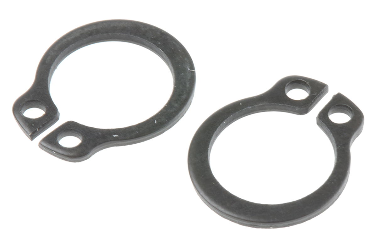 RS PRO Steel External Circlip 9.6 mm, 10 mm Shaft Diameter
