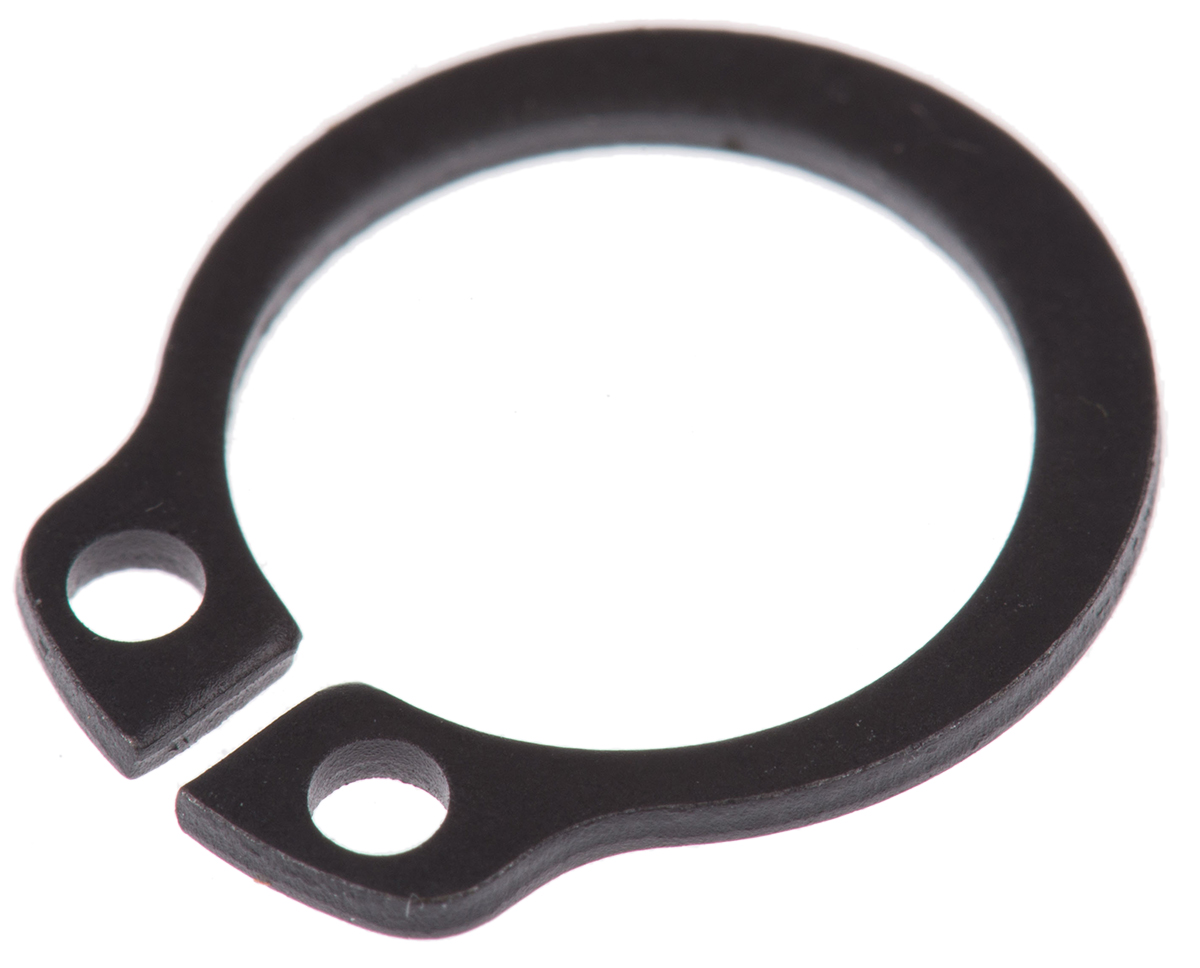 RS PRO Steel External Circlip 11.5 mm, 12 mm Shaft Diameter