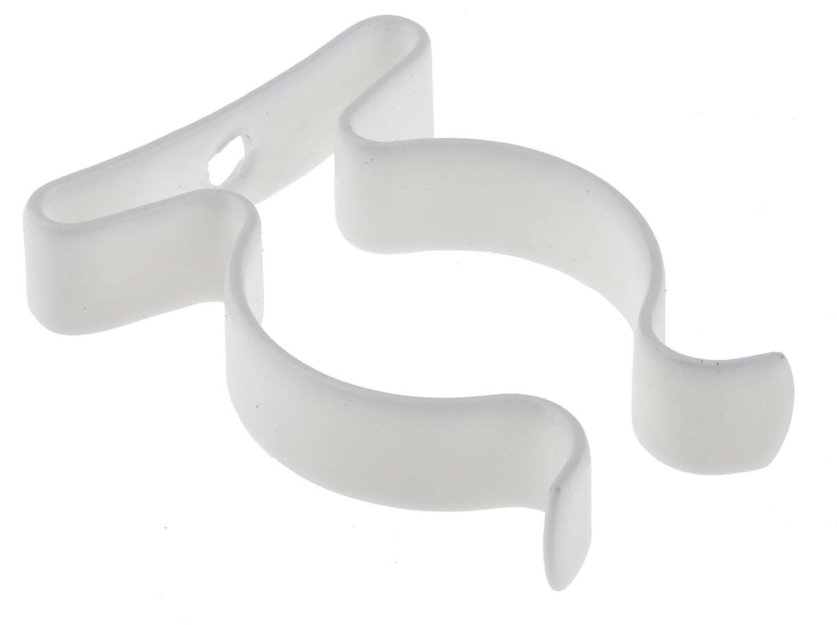 RS PRO 25.4 mm Nylon Stainless Steel Spring Clip 7.94 mm x, 3.6 mm