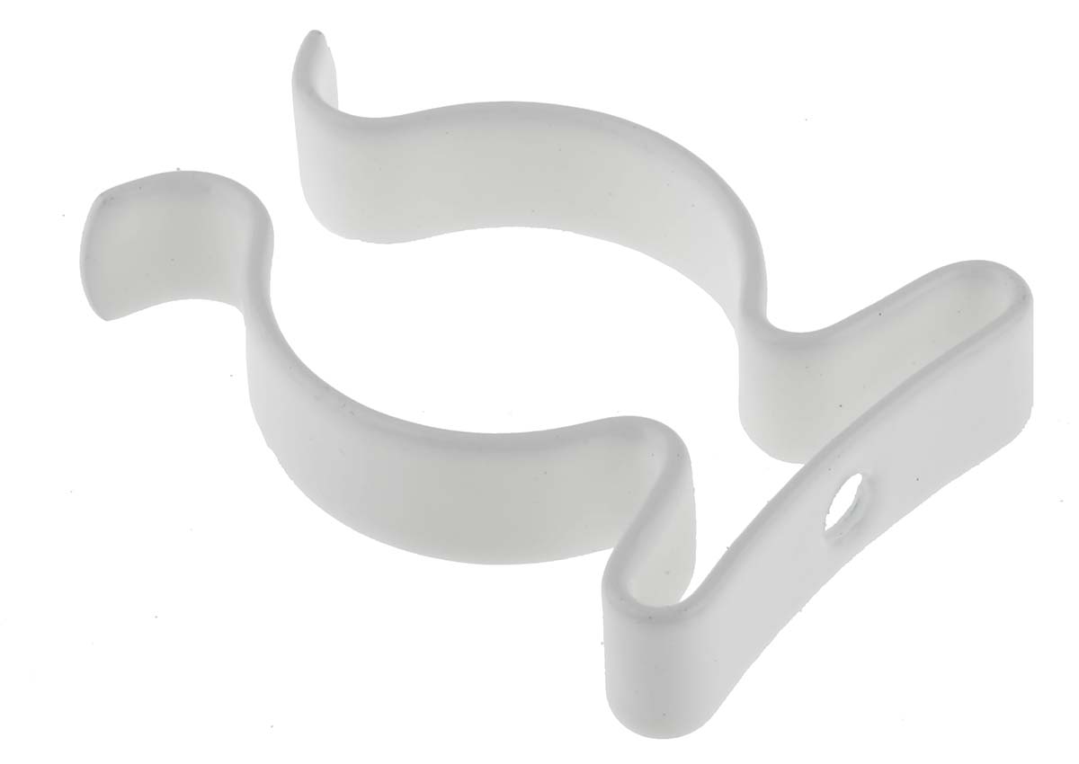 289-590 RS PRO 25.4 mm Nylon Stainless Steel Spring Clip 7.94 mm x, 3.6 mm
