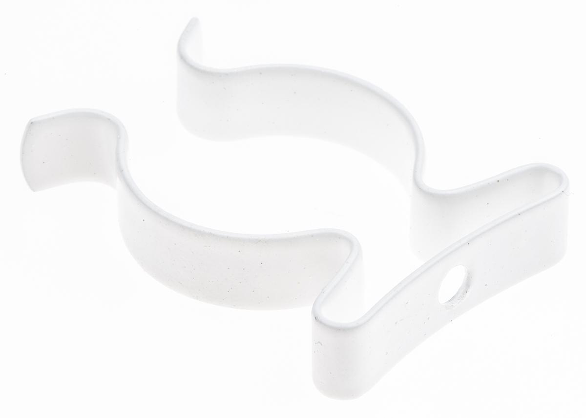 289-590 RS PRO 25.4 mm Nylon Stainless Steel Spring Clip 7.94 mm x, 3.6 mm