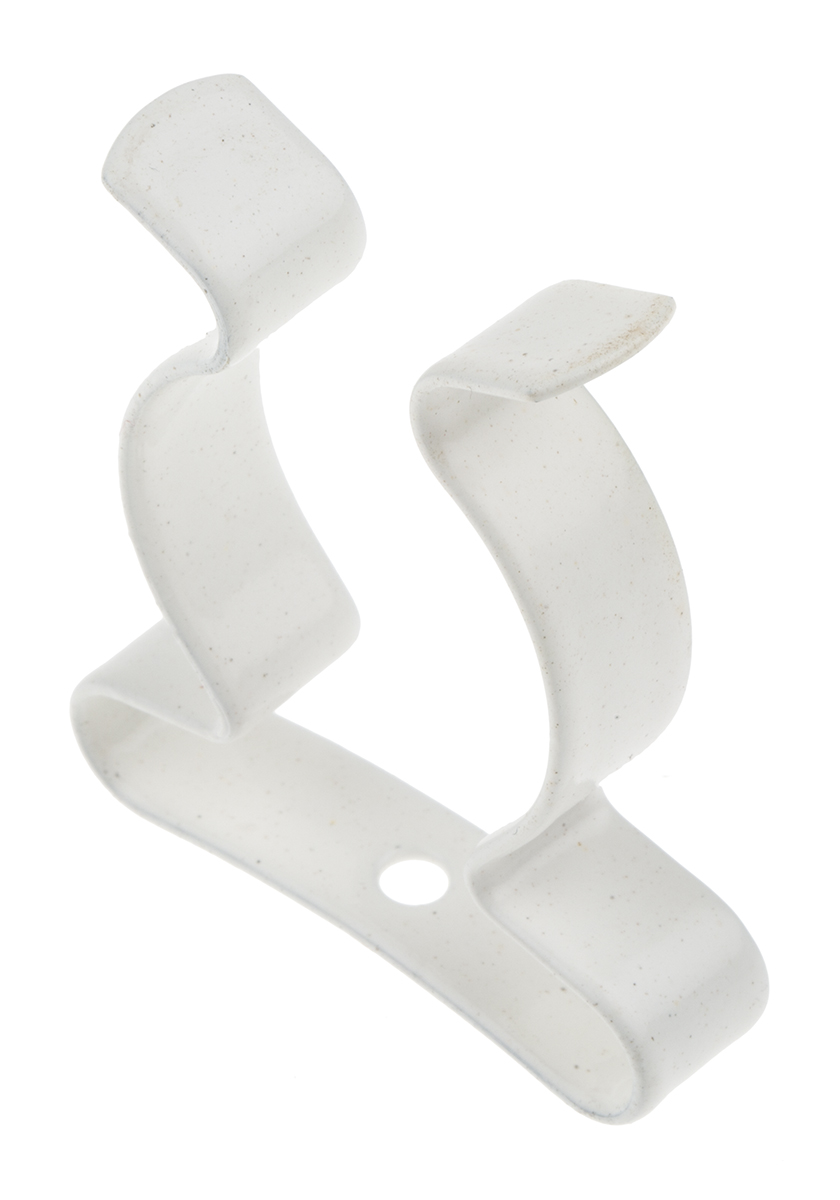 289-607 RS PRO 28.58 mm Nylon Stainless Steel Spring Clip 9.53 mm x, 3.6 mm